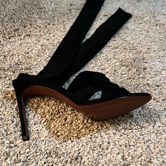 Suede Wrap Sandal - Picture 2 of 4